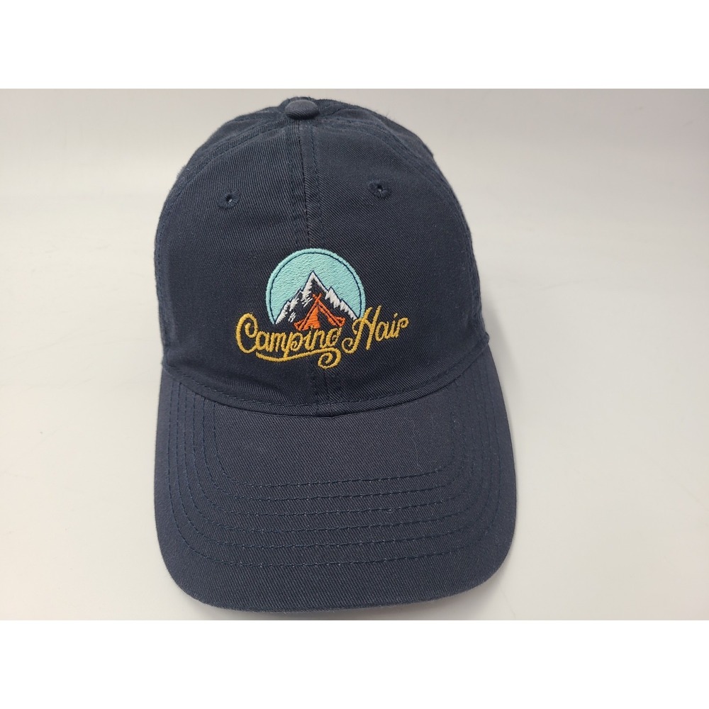Women Camping Hair Legacy Strapback Adjustable Hat Cap Cotton Outdoors Tent Blue